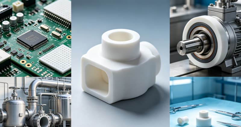 Alumina ceramic applications in electronics, mechanical seals, chemical industry and medical implants