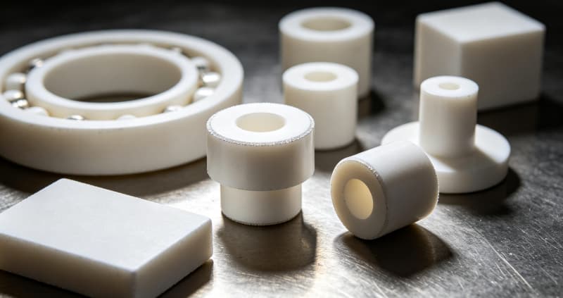 Industrial alumina ceramic liners, bearings, valves and wear-resistant components