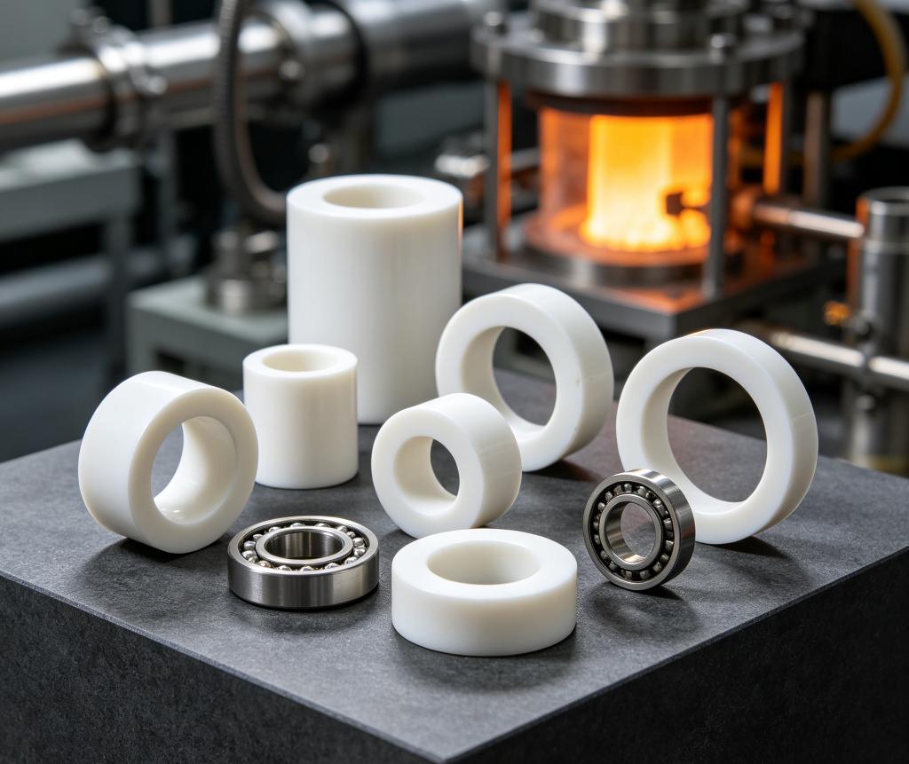 Industrial ceramic components used in demanding operating environments
