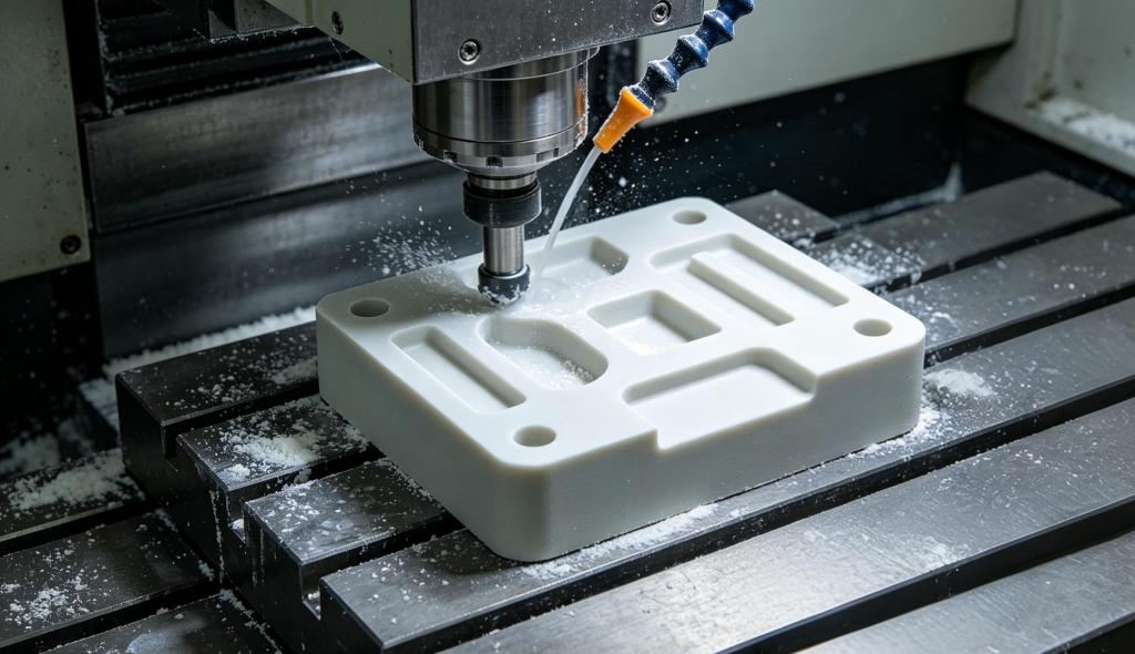 Precision machining of complex boron nitride ceramic components