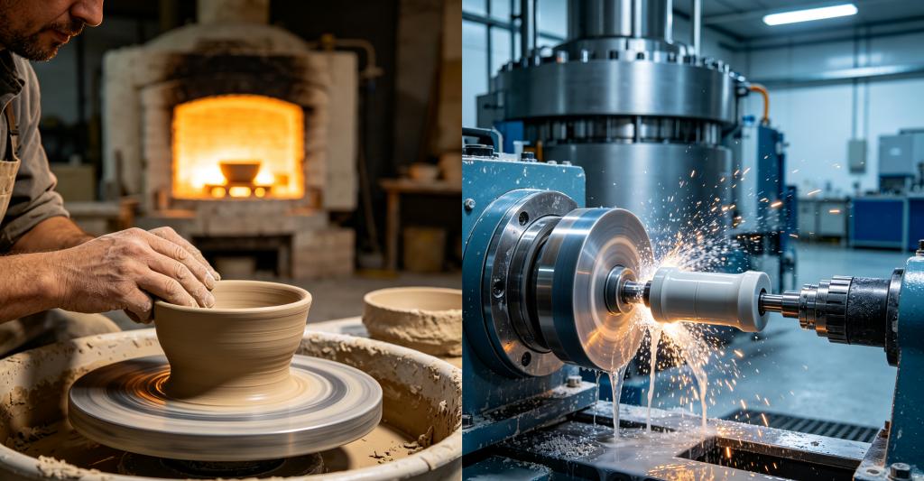 Traditional vs Modern Ceramic Processing